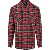 Urban Classics Langarmhemd "Herren Checked Roots Shirt" 1 Stk.