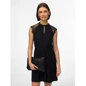 Vero Moda Minikleid "VMMILLA SL SHORT LACE DRESS NOOS" Materialmix, Spitze
