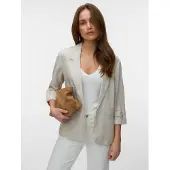 Vero Moda Longblazer "VMROSIE 3/4 LOOSE BLAZER NOOS" Viskosemischung, regular fit, mit Leinen
