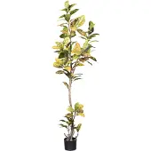Creativ Green Künstliche Zimmerpflanze "Croton" mit außergewöhnlichem Blattwerk