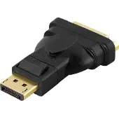 Deltaco DisplayPort - DVI-D Single Link adapter, black