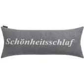 David Fussenegger Kissen gefüllt Silvretta 'Schönheitsschlaf' 30 x 80 cm Grau