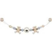 Goki baby Kinderwagenkette Bär mit Clips