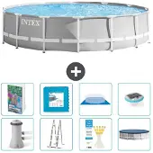 Intex Prism Frame Pool Rund - 427x107 cm - 7-teilig S674