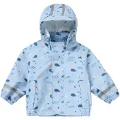 BORNINO HOME Lieblinge Regenjacke mit abnehmbarer Kapuze, blau | orange, 86
