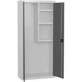 Simon Rack Aktenschrank, Mehrzweckschrank, Stahl-Aufbewahrungsschrank, 0 Ebenen, Doppeltüren, Schloss - Simonlocker