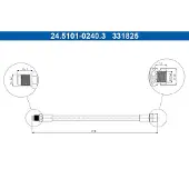 Ate 24510102403 für Ford Mercedes
