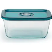 Solis Vakuum Behälter Glas 1300 ml, Frischhalten, Einfrieren, Erhitzen, Aufbewah