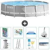 Intex Prism Frame Pool Rund - 427x107 cm - 7-teilig S584