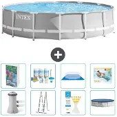 Intex Prism Frame Pool Rund - 427x107 cm - 7-teilig S683