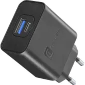 Cellularline Dual Super Fast Charger 45W - Samsung, Drinnen, AC, Schwarz