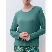 Femilet Nachtmode Schlafshirt Yara | Grösse: 38 | Farbe: Pfauengrün