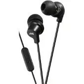 JVC HA-FR15-B-E In-Ear-Kopfhörer mit Fernbedienung, Schwarz