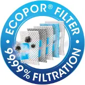 Swirl Y 50 EcoPor Staubsaugerbeutel, 4 Stück, für Dirt Devil, Grundig, Severin