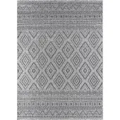 TT Home In-& Outdoor Teppich Wetterfest Balkon Küche Wohnzimmerteppich Boho Geometrisches Design Skandi Modern Größe 150 cm Quadrat
