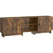 vidaXL TV-Schränk Geräucherte Eiche 150 x 31 x 50 cm Holzwerkstoff