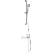 vidaXL Duschsystem-Set Chrom 70 cm Edelstahl