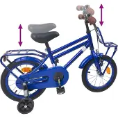 vidaXL Kinderfahrrad 16 Zoll für 4-6 Jahre alt Dunkelblau