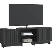 vidaXL TV-Schränk Schwarz 150 x 31 x 50 cm Holzwerkstoff