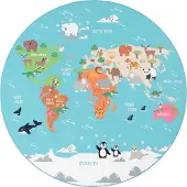TT Home Kinderzimmerteppich Teppich Junge Mädchen Kinderteppich Baby Rutschfest Strasse