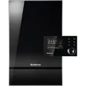 Buderus Logamax kompakt WS170-35 AME mit RC310 gemischter Heizkreis Aufputz schwarz