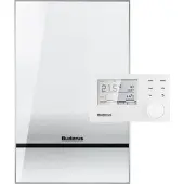 Buderus Logamax kompakt WS170-35 AMEW mit RC310 gemischter Heizkreis Aufputz weiß