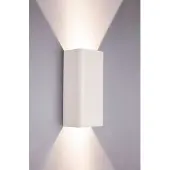 Lyora Wandlampe Bergen , dimmbar, weiß / opal, für Wohn- / Esszimmer, Metall, Modern, Wandleuchte, Wandlampe Innen