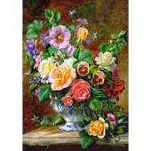 Castorland Puzzle, 500 Teile, Blumen in einer Vase, Blumen- und Pflanzenpuzzle, Albert Williams, Gemäldepuzzle, Puzzle für Erwachsene, B-52868