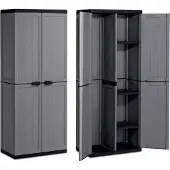 Keter Kis Besenschrank Jolly Grey