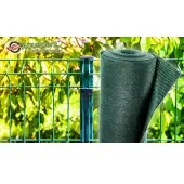 Aquagart 14m Schattiernetz Zaunblende Tennisblende Windschutznetz Sichtschutzzaun 150g 2m