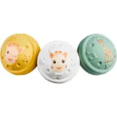 Sophie de Giraf Sophie La Girafe Musical Balls weiche sensorische Bälle 3 St.