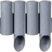 Cellfast Gartenpallisade 4 Standard Grafitgrau 2,30 m
