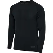Hummel Hmlhiit Seamless T-Shirt L/S - black, Größe:S