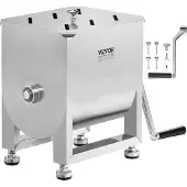 Vevor manueller Gastro Fleischmischer 10 L Fleischverarbeitungsgerät (maximales Mischen von 6,8 kg Fleisch)