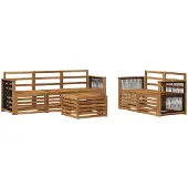 vidaXL Sofagarnituren 6 Stk Massivholz Akazie 3384020