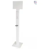 Blanc HYGIENIC Bodenständer Edelstahl +Infotafel +prof. Hygieneplan (OHNE SPENDER)