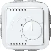 Kopp Raumthermostat "Öffner", Temperaturbereich 5-30ºC, Nachtabsenkung, 10(4)AX, 250V, arktis-weiß
