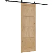 vidaXL Schiebetür ORKDAL 73,5 x 211 cm Massives Kiefernholz Natur