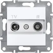 Schneider Electric Enddose RTV ohne Rahmen, weiß Schneider Asfora EPH3300721