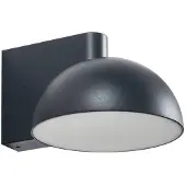 LUCANDE Velira LED-Außenwandleuchte, Metall, IP54, schwarz - , Velira, Schwarz, Metall, Modern