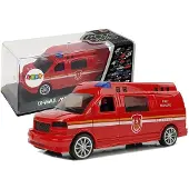 Lean Toys Feuerwehrauto mit Zug mit Licht und Ton