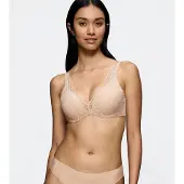 Triumph Vorgeformter BH Body Make-Up Illusion Lace | Grösse: 90D | Farbe: Pulver