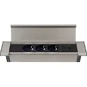 Design Light DesignLight Flatbox 3-fach Schuko-Steckdose mit 1x USB A und 1x USB C / Steckdosenverteiler
