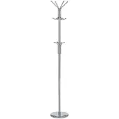 Autronic Kleiderständer 182 cm Metall silber 80001-06B CR