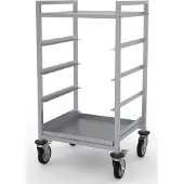CombiSteel Geschirrkorbwagen mit 4 Schienen und 4 Rollen