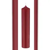 Kopschitz Kerzen Altarkerzen Weihnachtsrot Erdbeere 300 x Ø 60 mm, 6 Stück