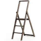 Design House Stockholm - Step Klappleiter, Eiche gebeizt, dunkel