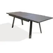 DCB Groupe Ausziehbarer Gartentisch 8 Personen, Aluminium