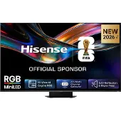 Hisense 85 '' UR9S | RGB MiniLED Smart TV 4K 180 Hz, 2,16 m (85"), 3840 x 2160 Pixel, DLED, Smart-TV, WLAN, Grau