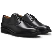HUGO Leder-Derbys mit Budapester-Details Grösse 40